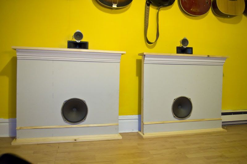 What d'ya do with old console speakers or Open Baffles are *bleeping